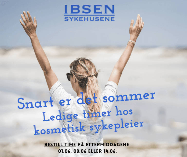 Ledige timer hos kosmetisk sykepleier Iselin